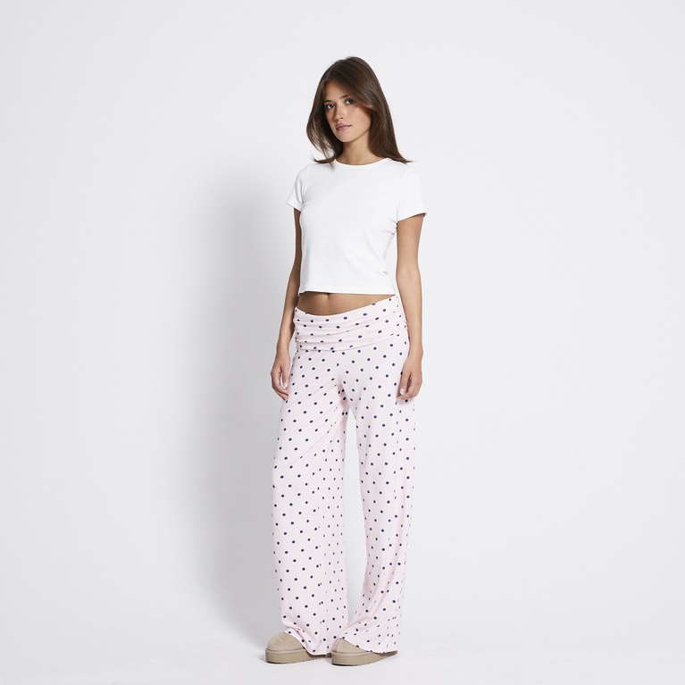 Foldable wide pants "Eleni Printed"